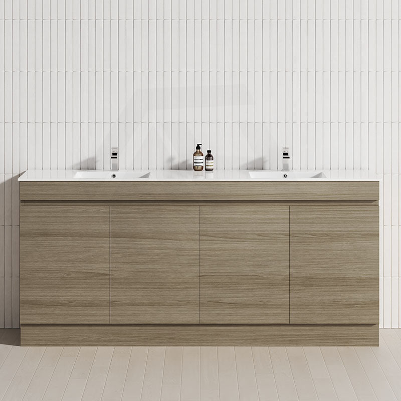 4-Door 1500/1800mm Freestanding Bathroom Vanity Kickboard Double Multi-Colour Cabinet Only