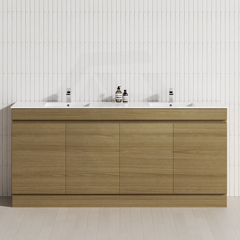 4-Door 1500/1800mm Freestanding Bathroom Vanity Kickboard Double Multi-Colour Cabinet Only