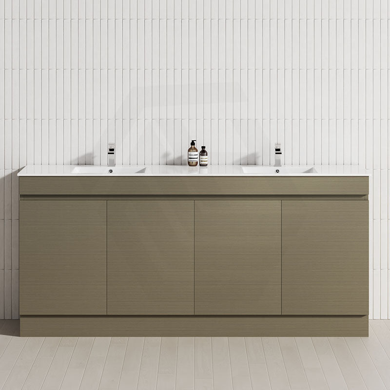 4-Door 1500/1800mm Freestanding Bathroom Vanity Kickboard Double Multi-Colour Cabinet Only