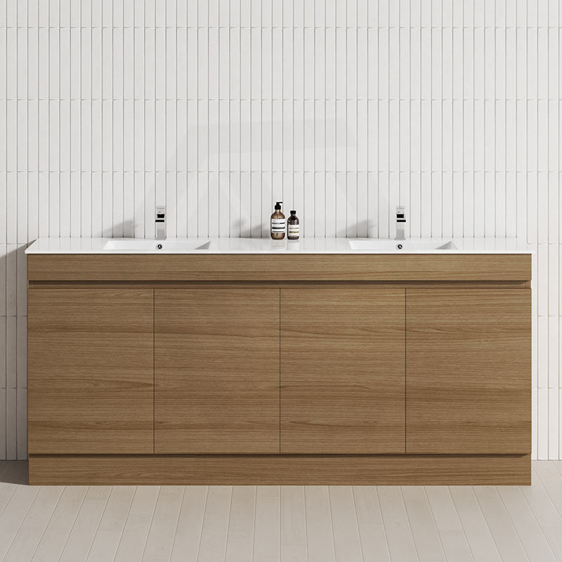 4-Door 1500/1800mm Freestanding Bathroom Vanity Kickboard Double Multi-Colour Cabinet Only