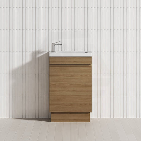 500mm Freestanding Bathroom Vanity with Kickboard 1-Door Multi-Colour Cabinet Only