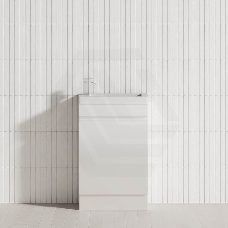 500mm Freestanding Bathroom Vanity with Kickboard 1-Door Multi-Colour Cabinet Only