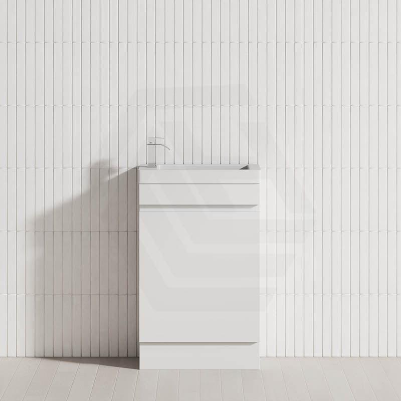 500mm Freestanding Bathroom Vanity with Kickboard 1-Door Multi-Colour Cabinet Only