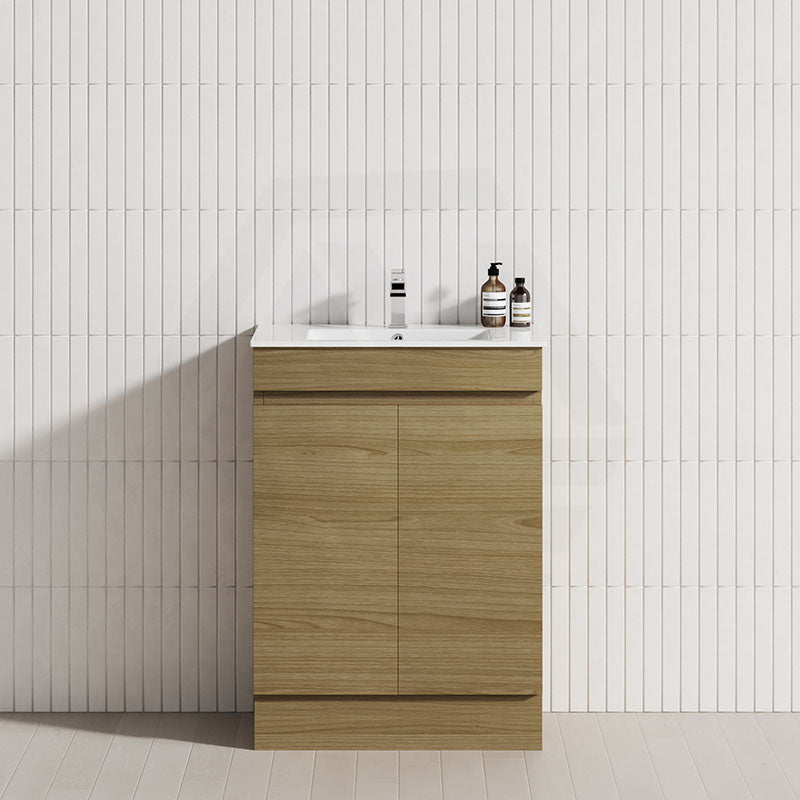 2-Door 600/750/900mm Freestanding Bathroom Vanity with Kickboard 600/750/900mm Multi-Colour Cabinet Only