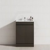 2-Door 600/750/900mm Freestanding Bathroom Vanity with Kickboard 600/750/900mm Multi-Colour Cabinet Only
