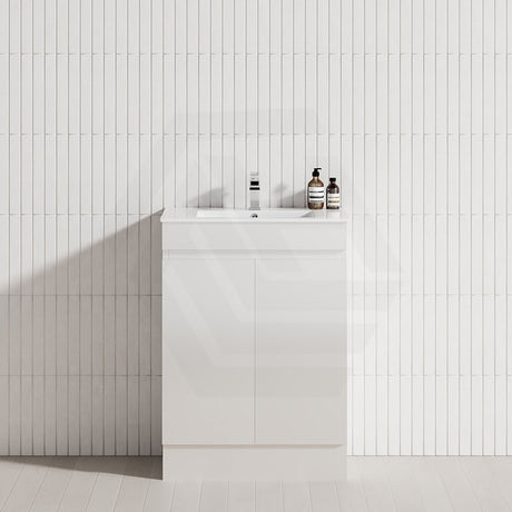 2-Door Narrow 600/750/900mm Freestanding Bathroom Vanity with Kickboard 600/750/900mm Multi-Colour Cabinet Only