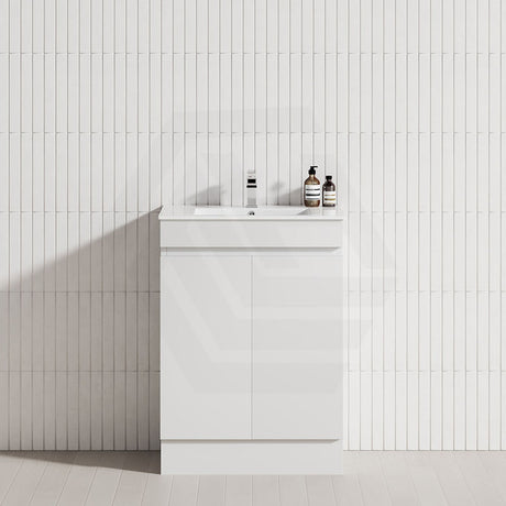 2-Door Narrow 600/750/900mm Freestanding Bathroom Vanity with Kickboard 600/750/900mm Multi-Colour Cabinet Only