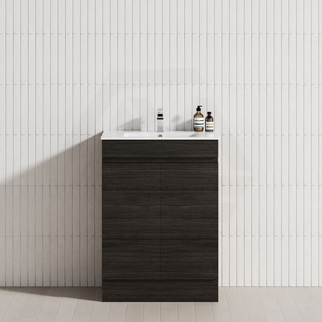 2-Door Narrow 600/750/900mm Freestanding Bathroom Vanity with Kickboard 600/750/900mm Multi-Colour Cabinet Only