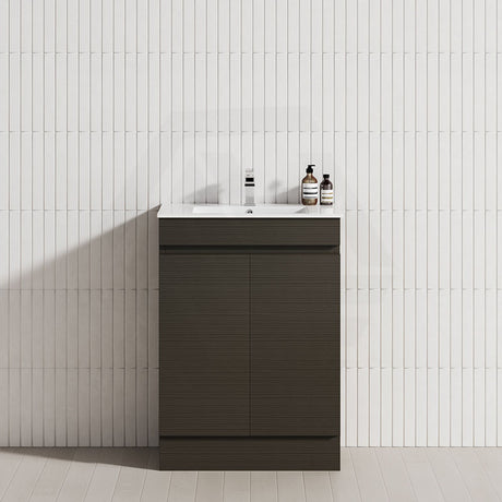 2-Door Narrow 600/750/900mm Freestanding Bathroom Vanity with Kickboard 600/750/900mm Multi-Colour Cabinet Only