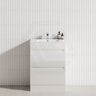 2-Drawer 600/750/900/1200mm Freestanding Bathroom Vanity Kickboard Single Multi-Colour Cabinet Only