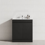 2-Door 600/750/900mm Freestanding Bathroom Vanity with Kickboard 600/750/900mm Multi-Colour Cabinet Only