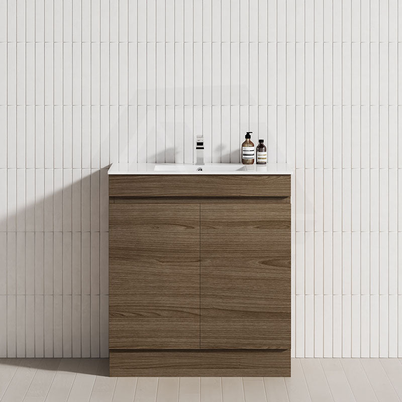 2-Door 600/750/900mm Freestanding Bathroom Vanity with Kickboard 600/750/900mm Multi-Colour Cabinet Only