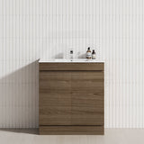 2-Door 600/750/900mm Freestanding Bathroom Vanity with Kickboard 600/750/900mm Multi-Colour Cabinet Only