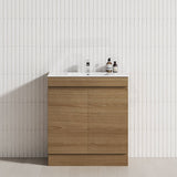 2-Door 600/750/900mm Freestanding Bathroom Vanity with Kickboard 600/750/900mm Multi-Colour Cabinet Only