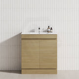 2-Door 600/750/900mm Freestanding Bathroom Vanity with Kickboard 600/750/900mm Multi-Colour Cabinet Only