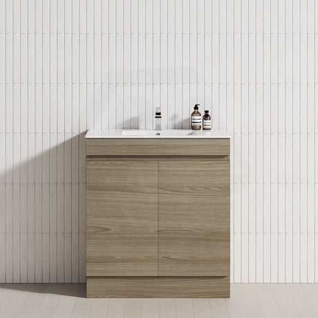 2-Door Narrow 600/750/900mm Freestanding Bathroom Vanity with Kickboard 600/750/900mm Multi-Colour Cabinet Only
