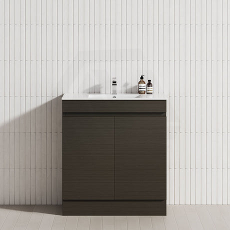 2-Door Narrow 600/750/900mm Freestanding Bathroom Vanity with Kickboard 600/750/900mm Multi-Colour Cabinet Only