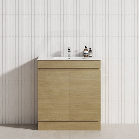2-Door Narrow 600/750/900mm Freestanding Bathroom Vanity with Kickboard 600/750/900mm Multi-Colour Cabinet Only