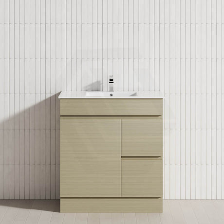 2-Drawer 1-Door 750/900/1200mm Freestanding Bathroom Vanity Kickboard Single Multi-Colour Cabinet Only