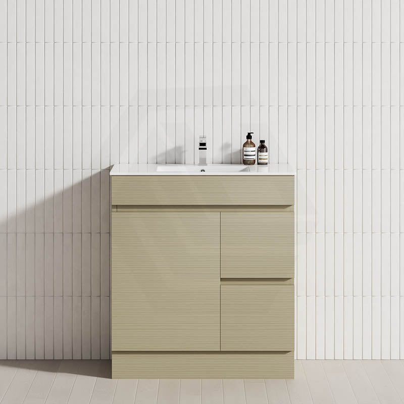 2-Drawer 1-Door Narrow 750mm Freestanding Bathroom Vanity Kickboard Multi-Colour Cabinet Only