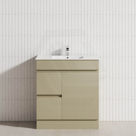 2-Drawer 1-Door 750/900/1200mm Freestanding Bathroom Vanity Kickboard Single Multi-Colour Cabinet Only
