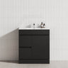 2-Drawer 1-Door Narrow 750mm Freestanding Bathroom Vanity Kickboard Multi-Colour Cabinet Only