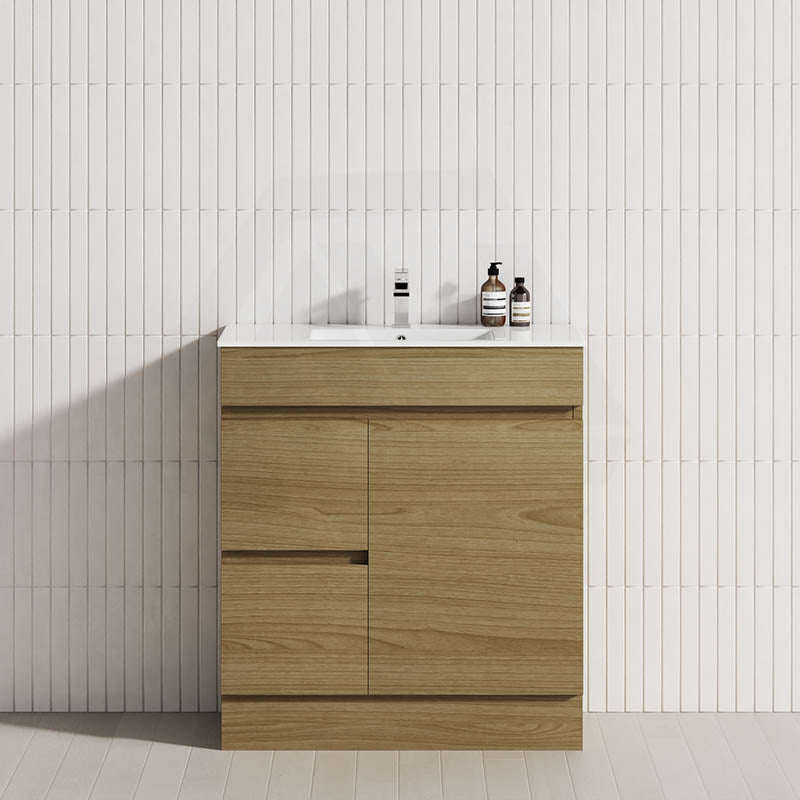 2-Drawer 1-Door Narrow 750mm Freestanding Bathroom Vanity Kickboard Multi-Colour Cabinet Only
