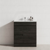 2-Drawer 1-Door Narrow 750mm Freestanding Bathroom Vanity Kickboard Multi-Colour Cabinet Only