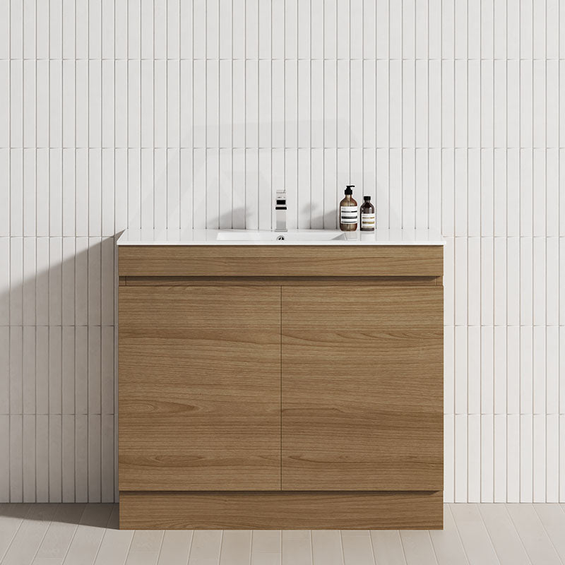 2-Door 600/750/900mm Freestanding Bathroom Vanity with Kickboard 600/750/900mm Multi-Colour Cabinet Only
