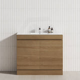2-Door 600/750/900mm Freestanding Bathroom Vanity with Kickboard 600/750/900mm Multi-Colour Cabinet Only