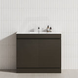 2-Door 600/750/900mm Freestanding Bathroom Vanity with Kickboard 600/750/900mm Multi-Colour Cabinet Only