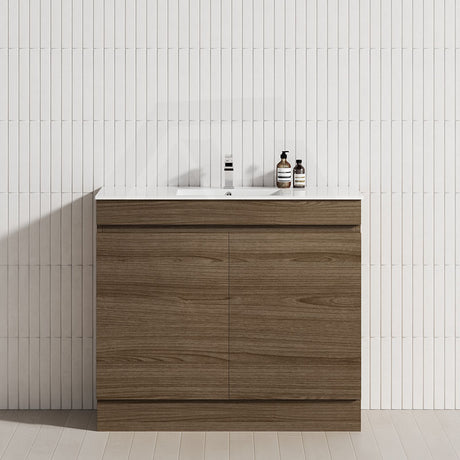 2-Door Narrow 600/750/900mm Freestanding Bathroom Vanity with Kickboard 600/750/900mm Multi-Colour Cabinet Only