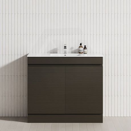 2-Door Narrow 600/750/900mm Freestanding Bathroom Vanity with Kickboard 600/750/900mm Multi-Colour Cabinet Only