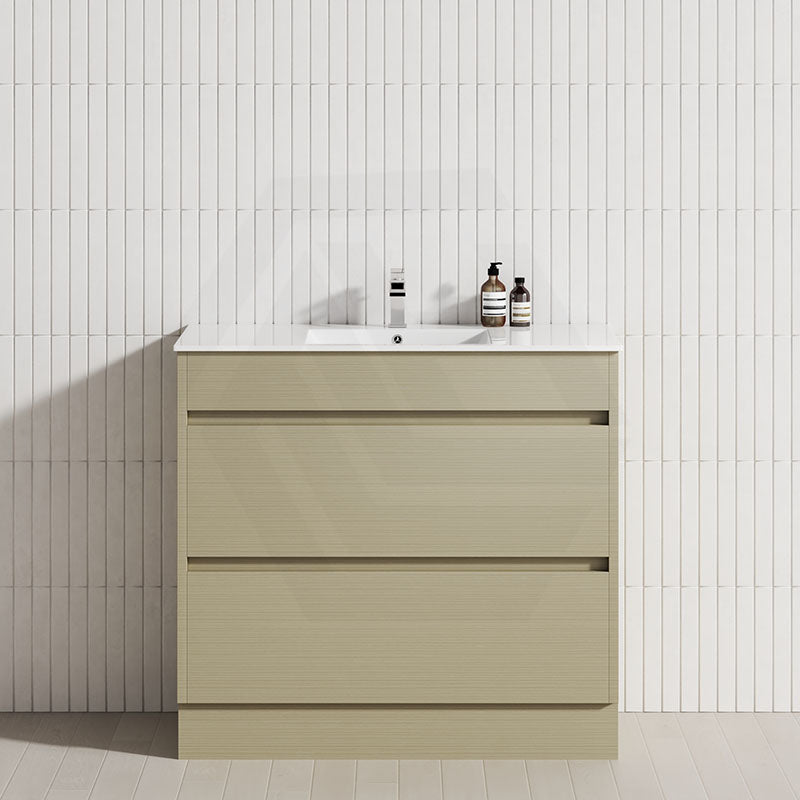 2-Drawer 600/750/900/1200mm Freestanding Bathroom Vanity Kickboard Single Multi-Colour Cabinet Only