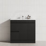 2-Drawer 2-Door Narrow 900mm Freestanding Bathroom Vanity Kickboard Multi-Colour Cabinet Only