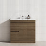 2-Drawer 2-Door Narrow 900mm Freestanding Bathroom Vanity Kickboard Multi-Colour Cabinet Only