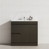 2-Drawer 2-Door Narrow 900mm Freestanding Bathroom Vanity Kickboard Multi-Colour Cabinet Only