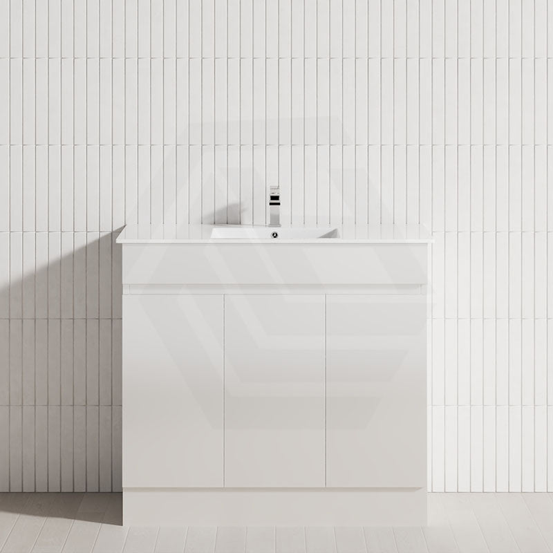 3-Door 900/1200mm Freestanding Bathroom Vanity with Kickboard 900/1200mm Single/Double Multi-Colour Cabinet Only
