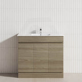 3-Door 900/1200mm Freestanding Bathroom Vanity with Kickboard 900/1200mm Single/Double Multi-Colour Cabinet Only