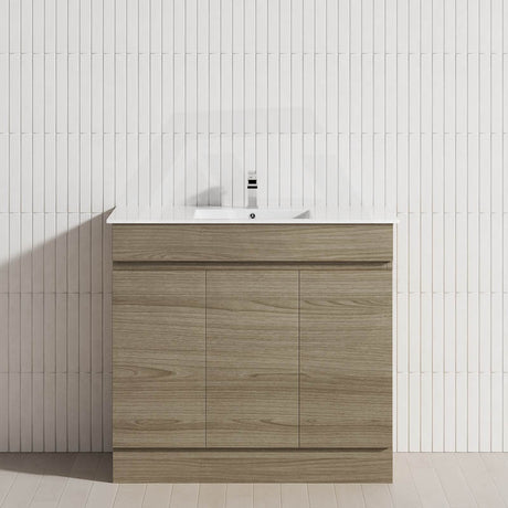 3-Door 900/1200mm Freestanding Bathroom Vanity with Kickboard 900/1200mm Single/Double Multi-Colour Cabinet Only