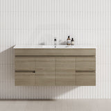 MCH 1200mm wall-hung vanity in Cabinet Maison Oak, perfect for a modern home design