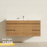 MCH 4-Drawer 2-Door 1200/1500/1800mm Multi-Colour Wall Hung Bathroom Vanity