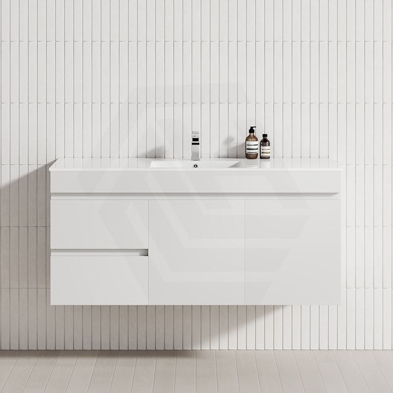 2-Drawer, 2-Door 900/1200mm Wall Hung Bathroom Floating Vanity Single Bowl Multi-Colour Cabinet Only