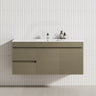 2-Drawer, 2-Door 1200mm MDF Wall Hung Bathroom Floating Vanity Only Single Bowl Variant Color Available
