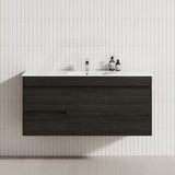 2-Drawer, 2-Door 900/1200mm Wall Hung Bathroom Floating Vanity Single Bowl Multi-Colour Cabinet Only