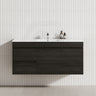 2-Drawer, 2-Door 1200mm MDF Wall Hung Bathroom Floating Vanity Only Single Bowl Variant Color Available