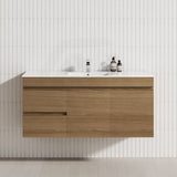 2-Drawer, 2-Door 900/1200mm Wall Hung Bathroom Floating Vanity Single Bowl Multi-Colour Cabinet Only