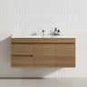 2-Drawer, 2-Door 1200mm MDF Wall Hung Bathroom Floating Vanity Only Single Bowl Variant Color Available