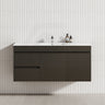 2-Drawer, 2-Door 1200mm MDF Wall Hung Bathroom Floating Vanity Only Single Bowl Variant Color Available
