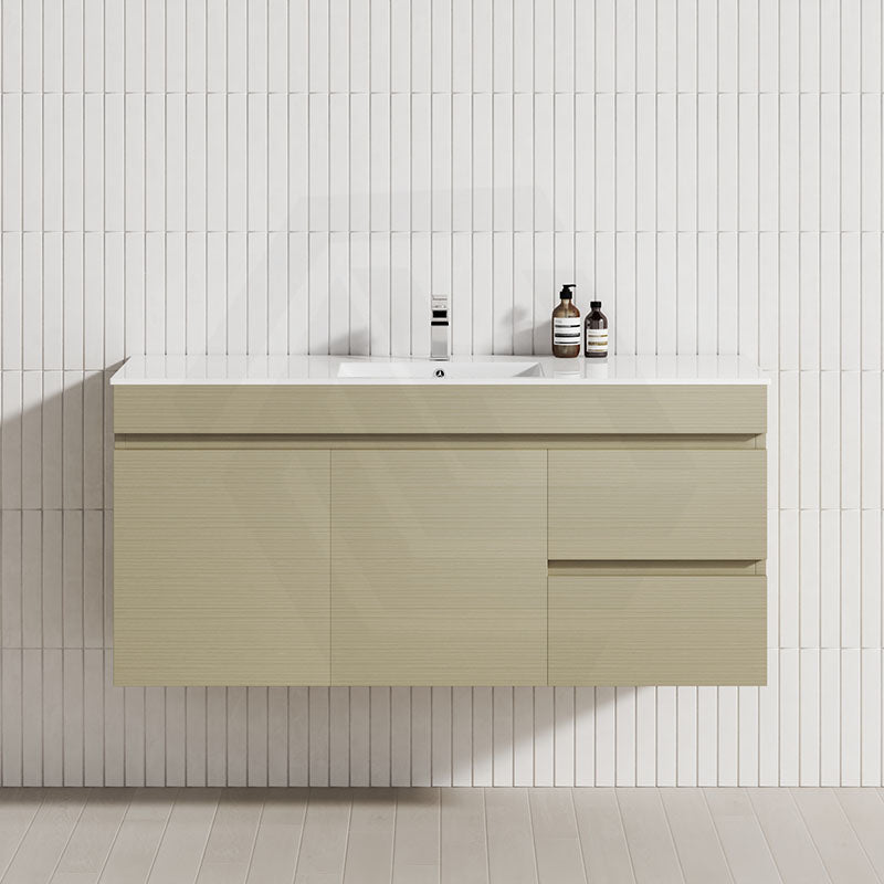 2-Drawer, 2-Door 900/1200mm Wall Hung Bathroom Floating Vanity Single Bowl Multi-Colour Cabinet Only